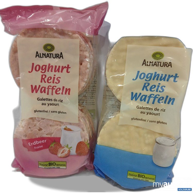 Artikel Nr. 954590: Set Alnatura Joghurt Reiswaffeln 1x100g Erdbeere & 1x 100g Natur 