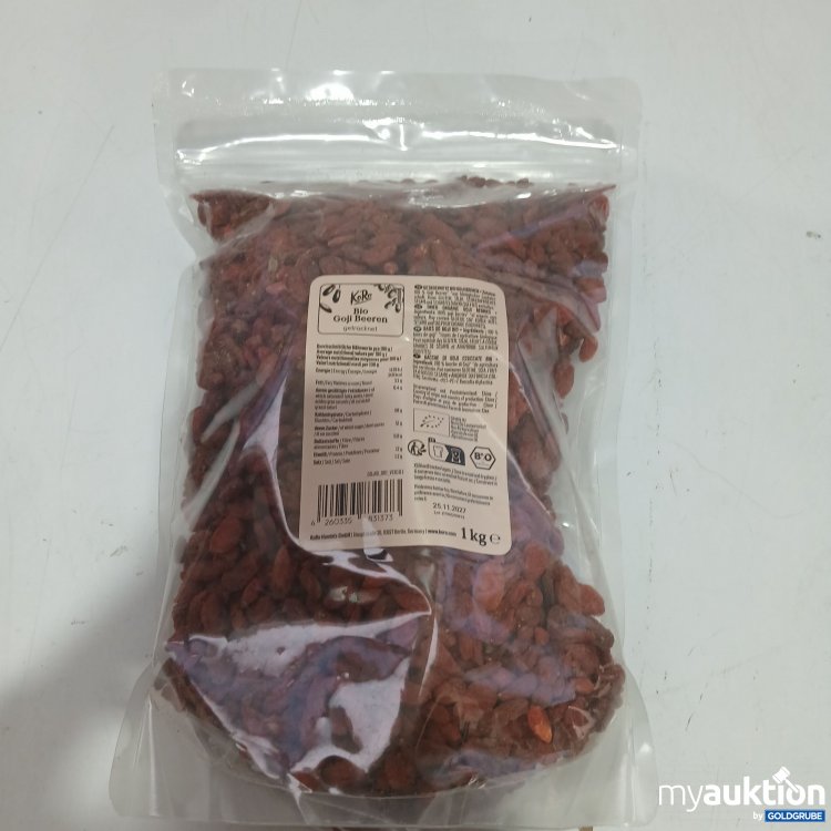Artikel Nr. 969590 Artikel Nr. 969590: Koro Bio Goji Beeren getrocknet 1kg