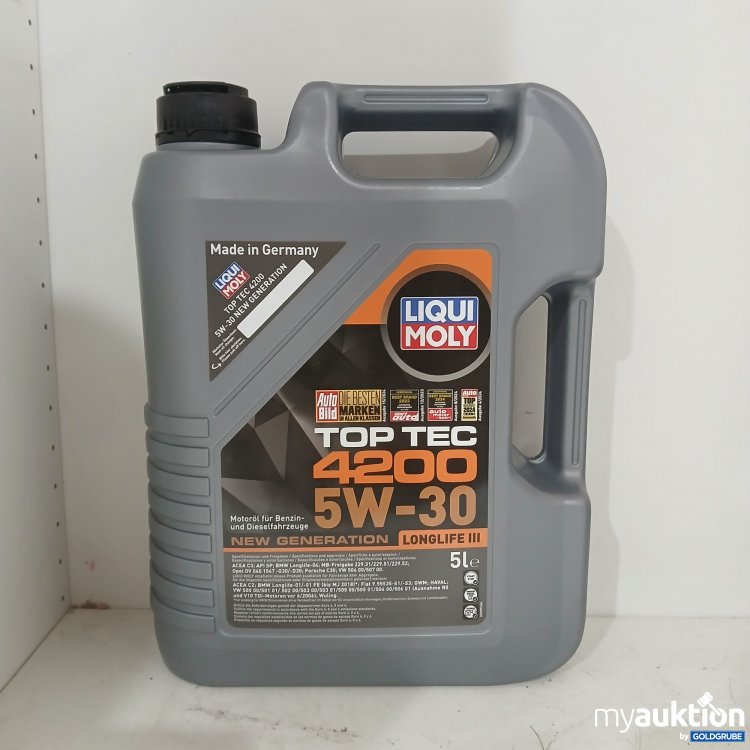 Artikel Nr. 985590: Liqui Moly Top Tec Motoröl 4200, 5W-30, 5L