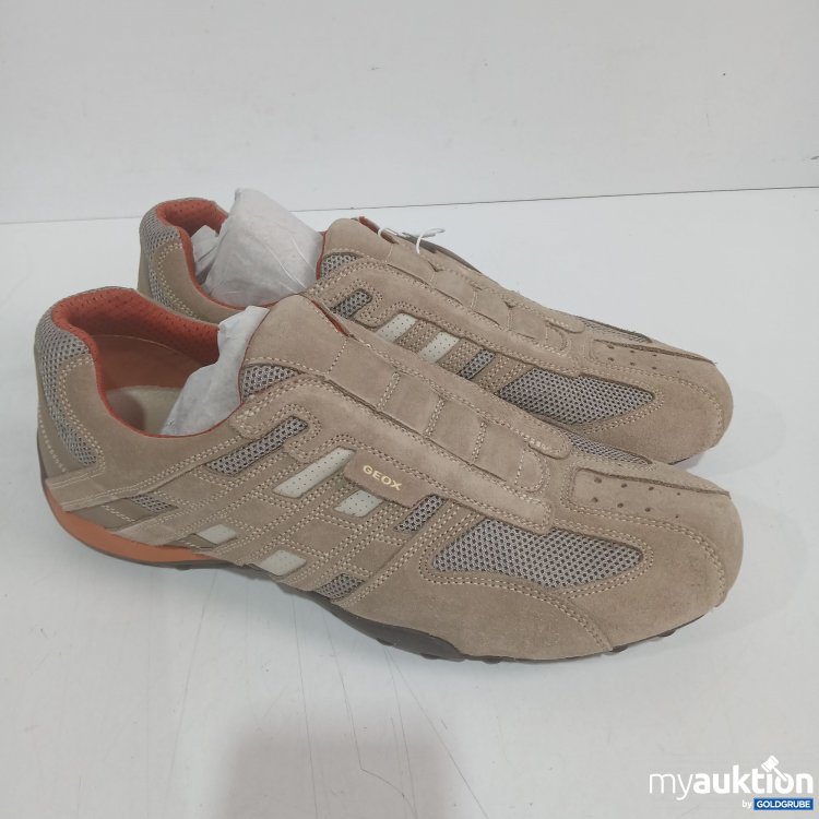 Artikel Nr. 446591: Geox U Snake L-Scam +Mesh U4207L beige/ dk orange Gr 46