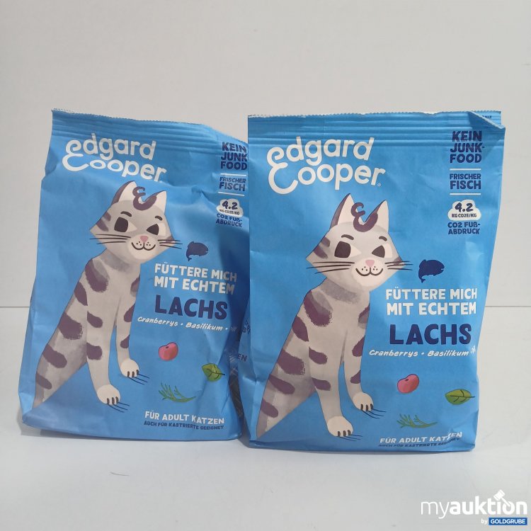 Artikel Nr. 834591 Artikel Nr. 834591: Edgard Cooper Adult Katzenfutter Lachs Cranberrys Basilikum je 750g