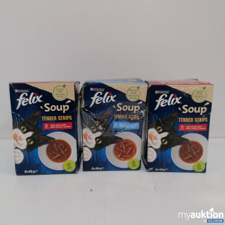 Artikel Nr. 847591: Purina Felix Soup verschiedene Sorten, 3x6x48g