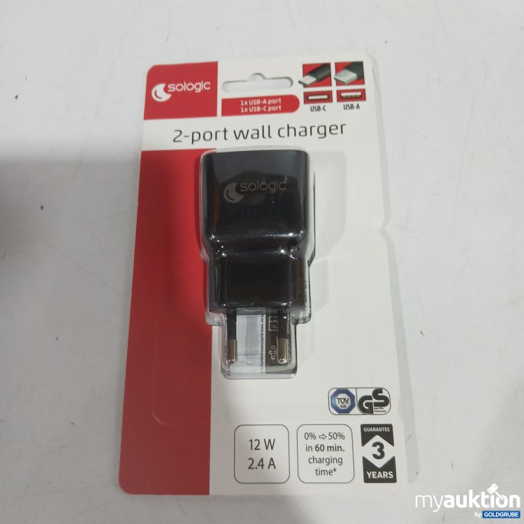 Artikel Nr. 866591: Sologic 2-port Wall charger 