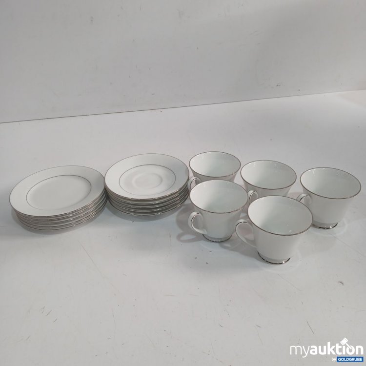 Artikel Nr. 893591: Legendary by Noritake Teetassen und Untertassen Set Regency Silver