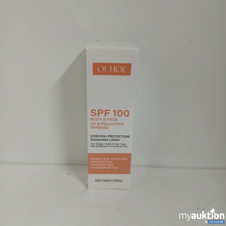 Artikel Nr. 912591: Ouhoe SPF100 Sunscreen Lotion 50g