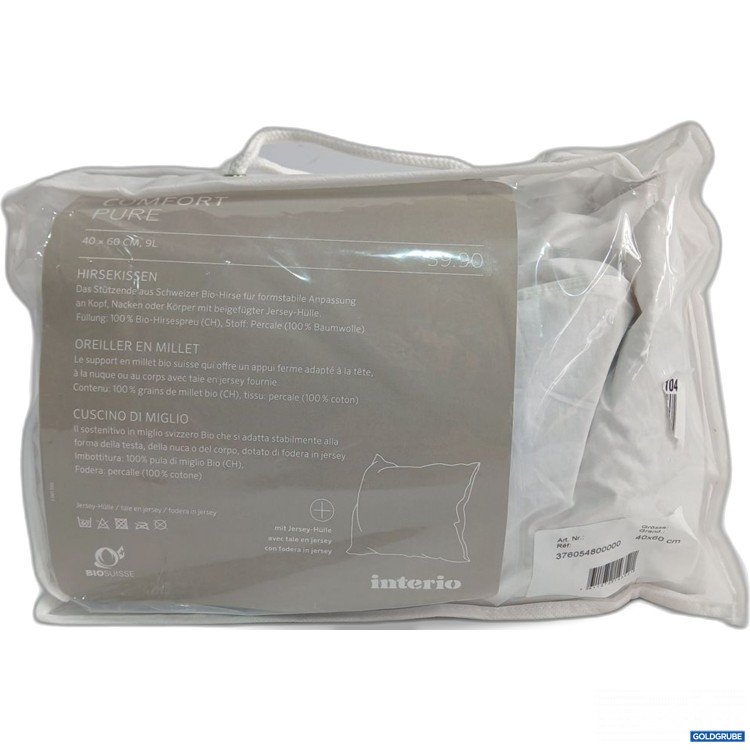 Artikel Nr. 916591: interio Hirseskissen Comfort Pure 40x60 cm
