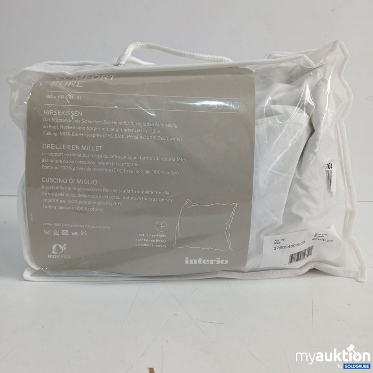 Artikel Nr. 916591: interio Hirseskissen Comfort Pure 40x60 cm