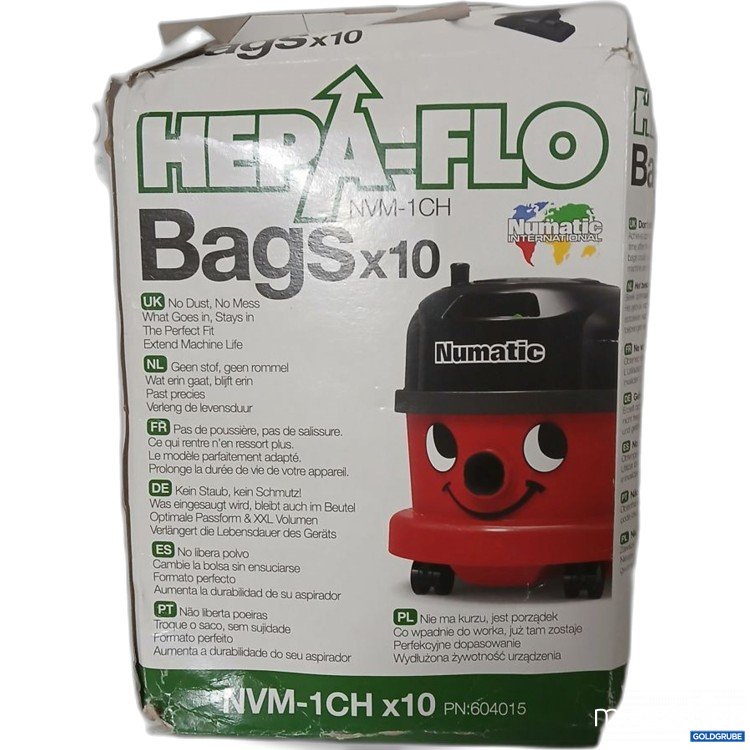 Artikel Nr. 920591: Numatic Hepa-Flo NVM-1CH Staubsaugerbeutel 10x