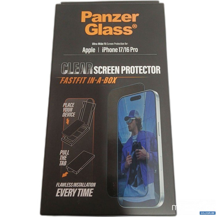 Artikel Nr. 955591: Panzer Glass Ultra- Wide Fit Screen Protection für iPhone 17/16 Pro Clear Fastfit in a Box 