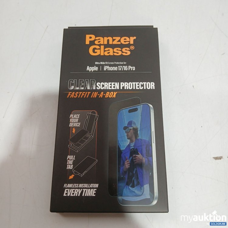 Artikel Nr. 955591: Panzer Glass Ultra- Wide Fit Screen Protection für iPhone 17/16 Pro Clear Fastfit in a Box 