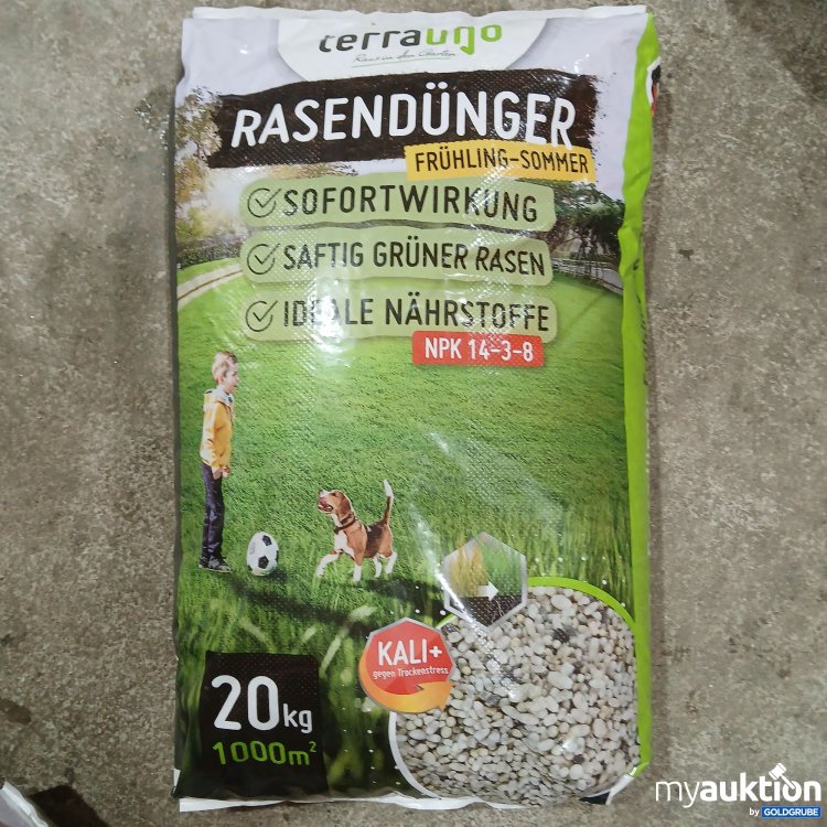 Artikel Nr. 961591: Terrauno Rasendünger Frühling-Sommer 20kg