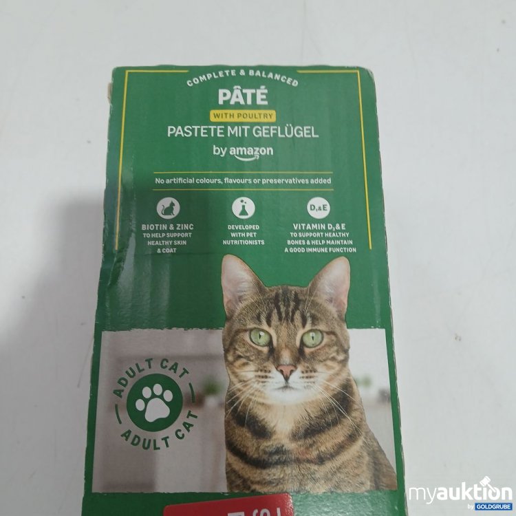 Artikel Nr. 973591 Artikel Nr. 973591: Amazon Katzenfutter Pastete mit Geflügel 16x100g