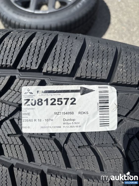 Artikel Nr. 444592 Artikel Nr. 444592: Dunlop Winter Sport 5 235/60 R18 mit Felge