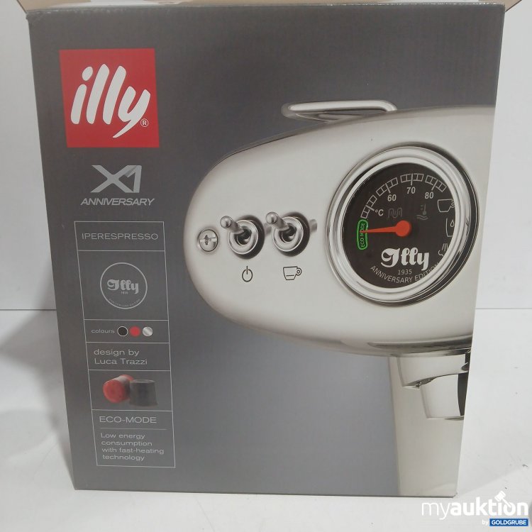 Artikel Nr. 460592 Artikel Nr. 460592: Illy Iperespresso Kapsel Maschine X1 Anniversary silber