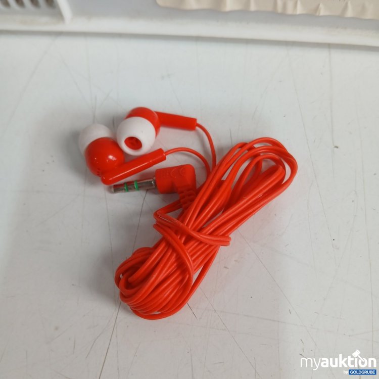 Artikel Nr. 466592 Artikel Nr. 466592: In-Ear Kopfhörer rot mit 3,5 mm Klinkenstecker