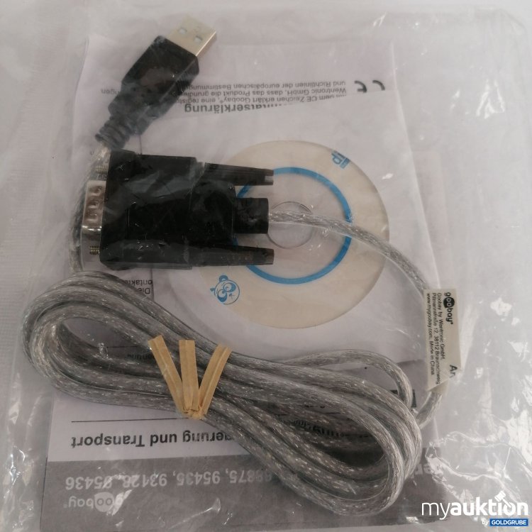 Artikel Nr. 827592 Artikel Nr. 827592: Goobay USB Serial Adapter transparent 1.5m USB 2.0 Male