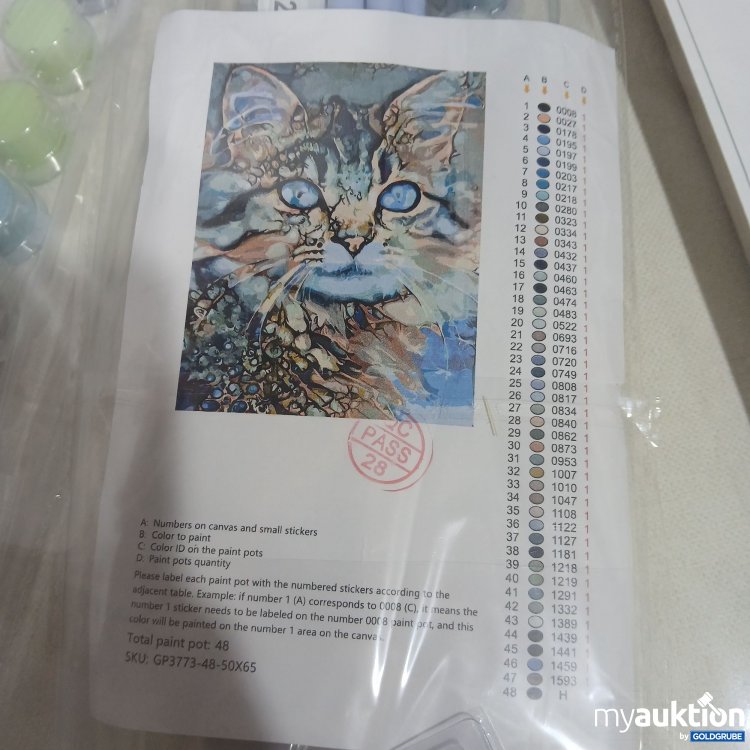 Artikel Nr. 885592: Liebart Malen nach Zahlen GP3773-48-50x65