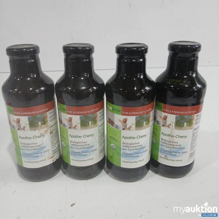 Artikel Nr. 930592 Artikel Nr. 930592: Platinum Apotheke-Cherry Saftkonzentrat aus Sauerkirschen je 470ml