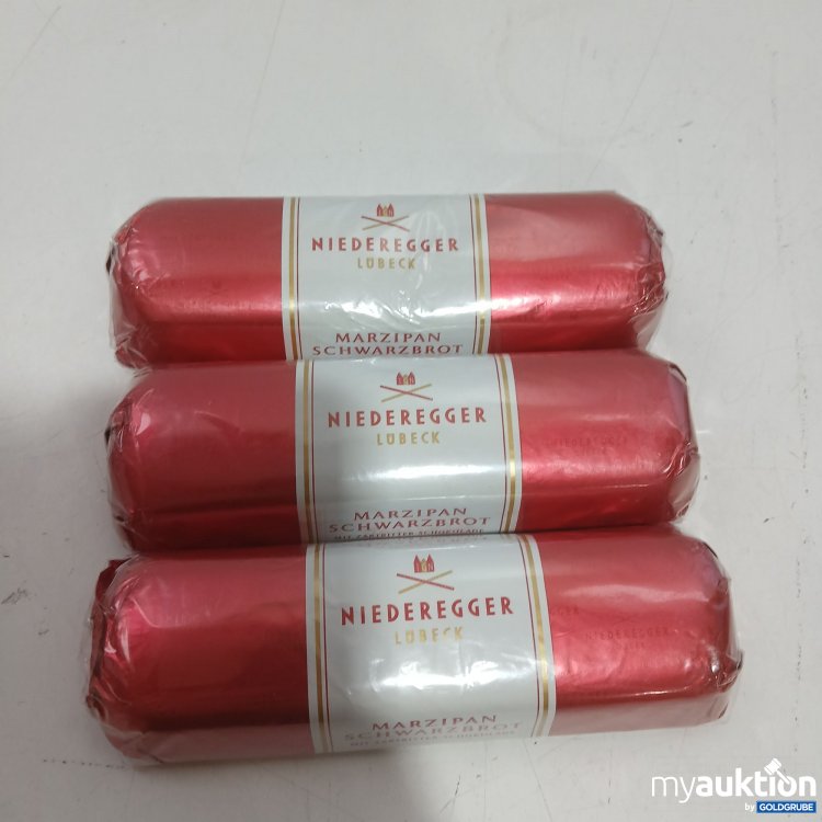 Artikel Nr. 969592: Niederegger Lübeck Marzipan Schwarzbrot 3x200g 