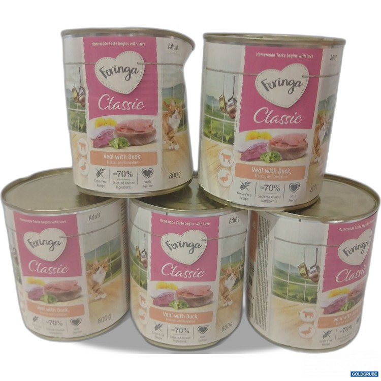 Artikel Nr. 995592 Artikel Nr. 995592: Feringa Katzenfutter Adult Classic Veal with Duck je 800g 5Stk