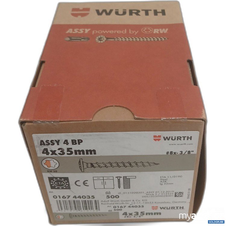 Artikel Nr. 447593 Artikel Nr. 447593: Würth Assy 4 BP 4x35mm