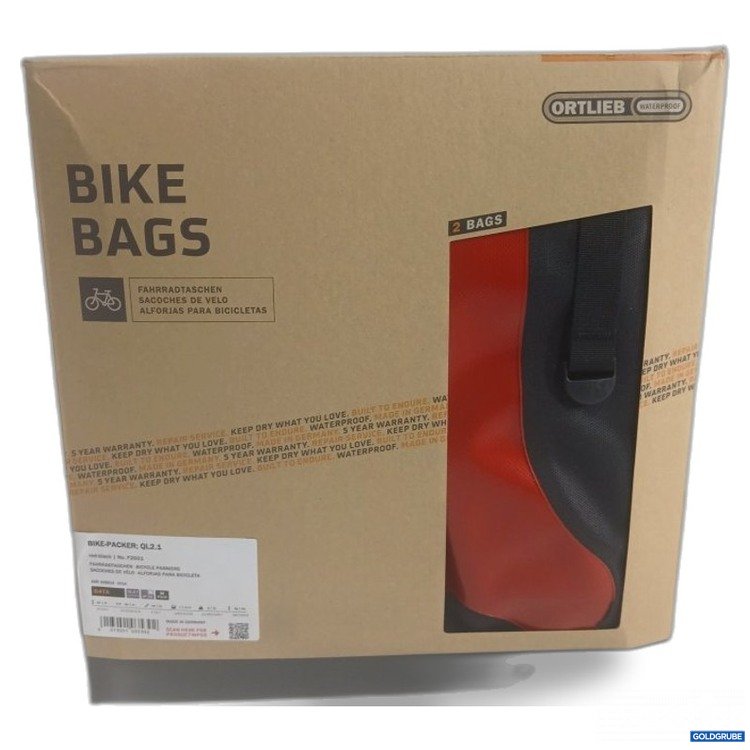 Artikel Nr. 465593 Artikel Nr. 465593: Ortlieb Bike-Packer Fahrradtaschen QL2.1 red-black F2601