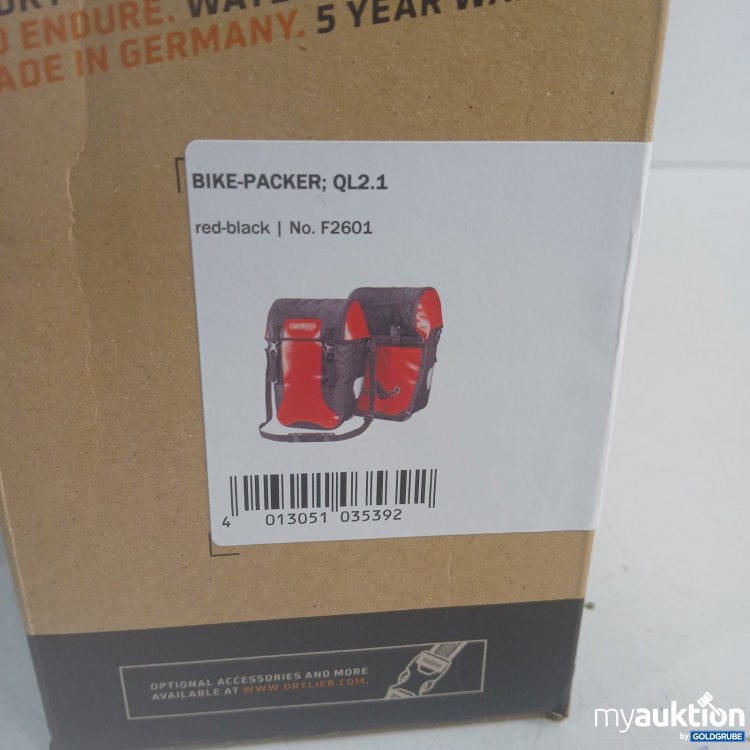 Artikel Nr. 465593 Artikel Nr. 465593: Ortlieb Bike-Packer Fahrradtaschen QL2.1 red-black F2601