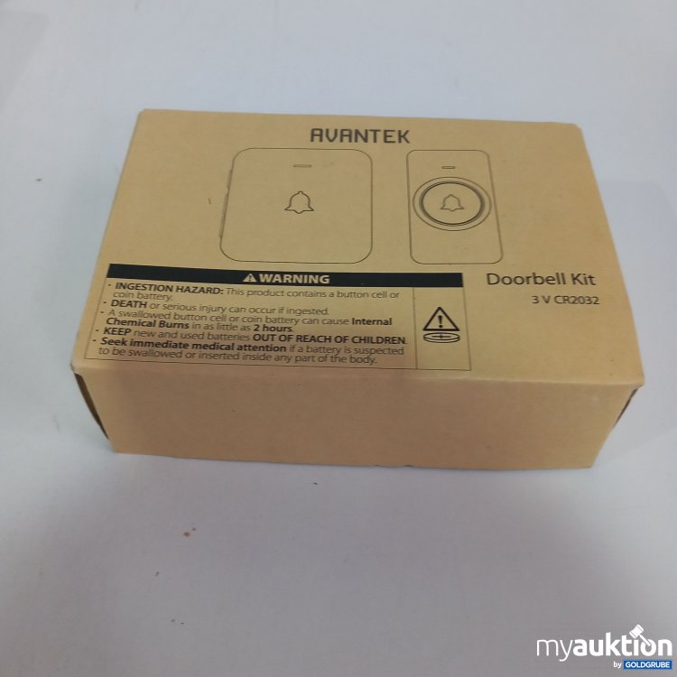 Artikel Nr. 821593 Artikel Nr. 821593: Avantek Doorbell Kit 3 V CR2032