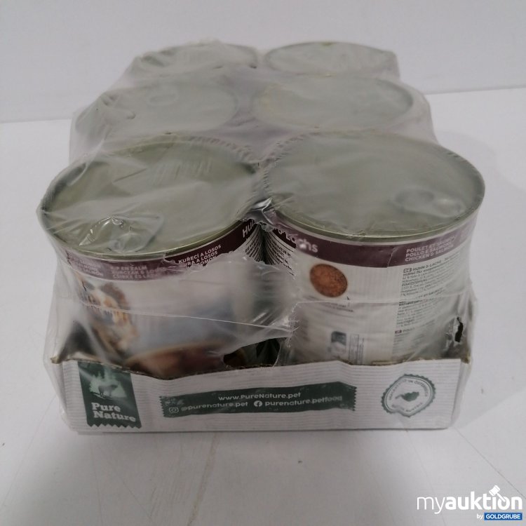Artikel Nr. 888593: Pure Nature Hundefutter Huhn & Lachs 6x800g