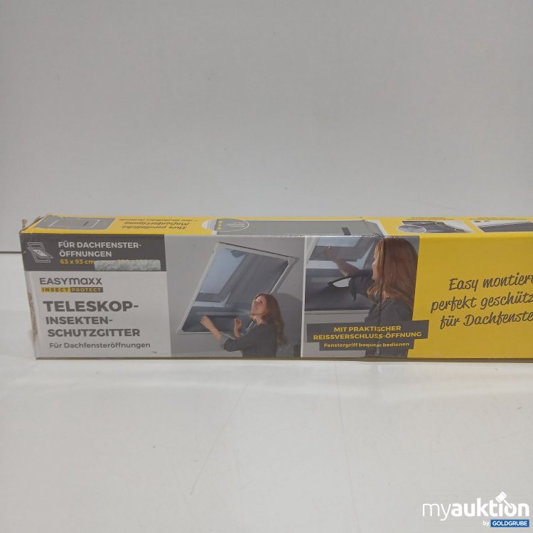 Artikel Nr. 916593 Artikel Nr. 916593: EasyMaxx Teleskop- Insekten Schutzgitter 63x93cm-max.100x160cm Weiß
