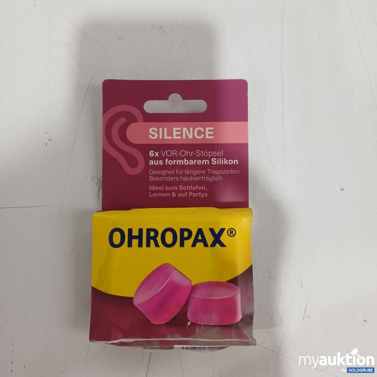 Artikel Nr. 933593: OHROPAX Silence Ohr-Stöpsel 6 Stück