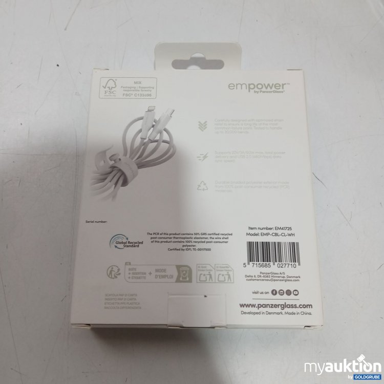 Artikel Nr. 955593: Panzer Glass empower Top Pick Racing USB-C to Lightning Cable 1,2m  