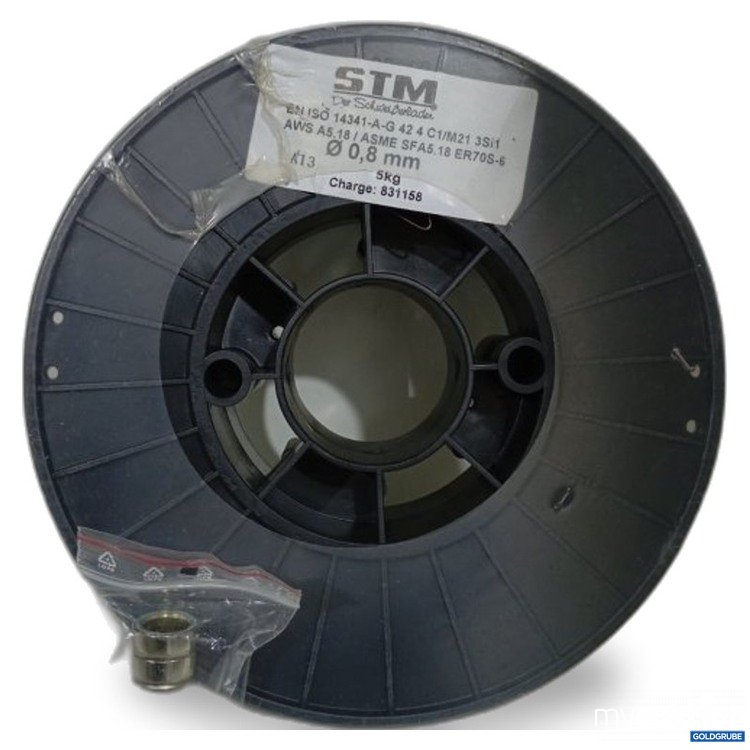 Artikel Nr. 471594 Artikel Nr. 471594: STM Schweißdraht Ø 0,8 mm 5 kg Charge: 831158