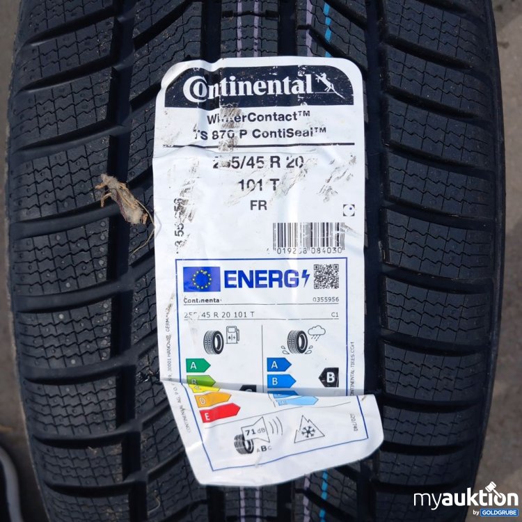 Artikel Nr. 523594: Continental WinterContact TS 870 P  255/45 R20 101 T