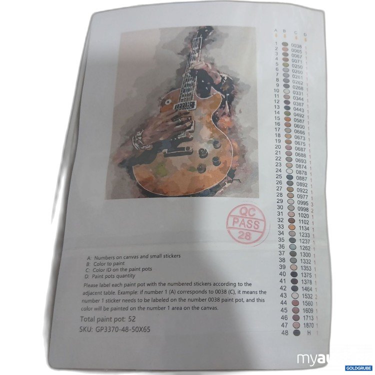 Artikel Nr. 885594: Liebart Malen nach Zahlen GP3773-48-50x65