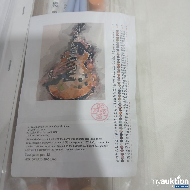 Artikel Nr. 885594: Liebart Malen nach Zahlen GP3773-48-50x65