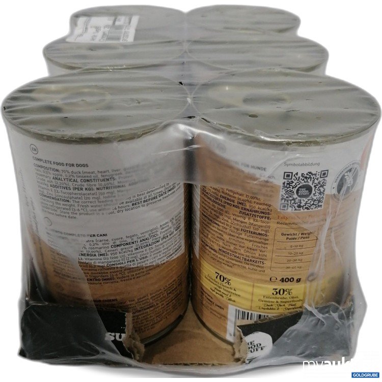 Artikel Nr. 888594: The Good Stuff Hundefutter Ente mit Kürbis 6x400g