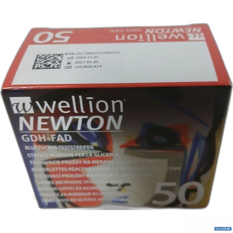 Artikel Nr. 920594: Wellion Newton GDH-FAD Blutzucker-Teststreifen 50 Stück