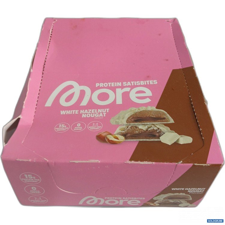 Artikel Nr. 952594: More Protein Satisbites white Hazelnut Nougat Flavour 12x50g 