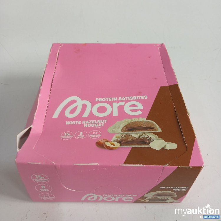 Artikel Nr. 952594: More Protein Satisbites white Hazelnut Nougat Flavour 12x50g 