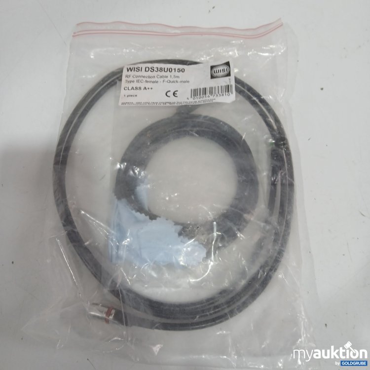 Artikel Nr. 977594: Wisi RF Connection Cable 1,5m Type IEC-Female F-Quick-male 