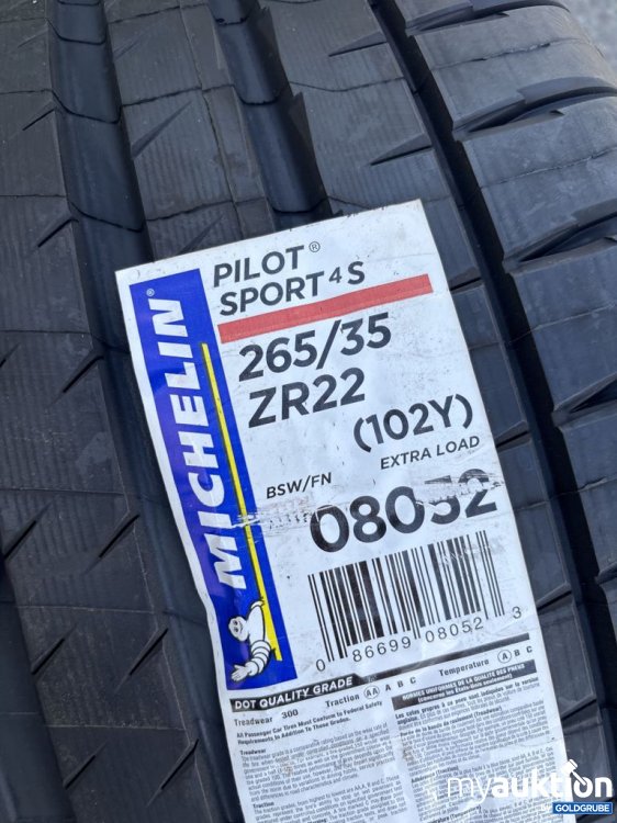 Artikel Nr. 444595: Michelin Pilot Sport 4 S 265/35 ZR 22