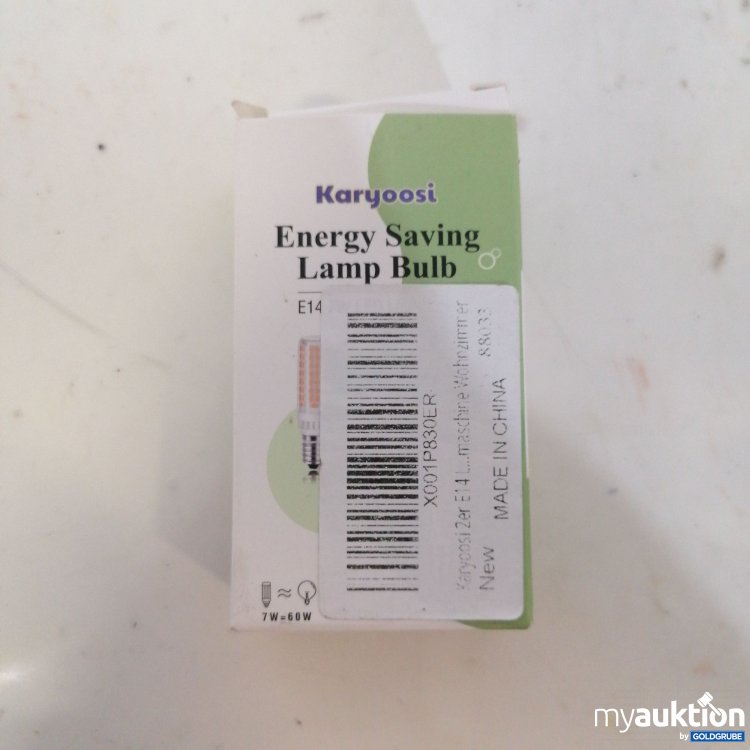 Artikel Nr. 772595 Artikel Nr. 772595: Karyoosy Energx Saving Lamp Bulb