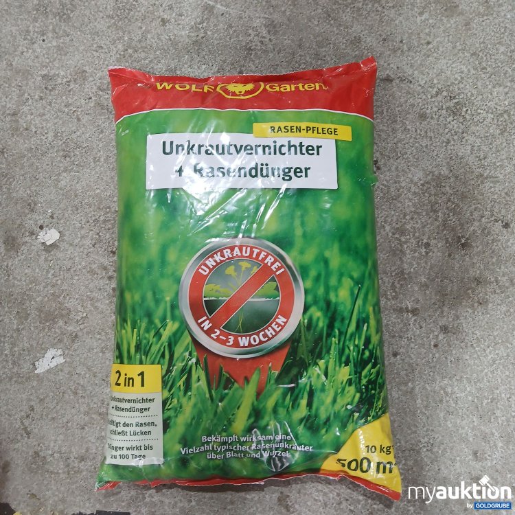 Artikel Nr. 834595 Artikel Nr. 834595: Wolf Garten Unkrautvernichter + Rasendünger 10kg