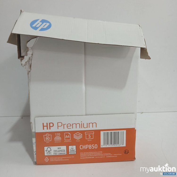 Artikel Nr. 855595 Artikel Nr. 855595: HP Premium Kopierpapier A4 5x500Stk