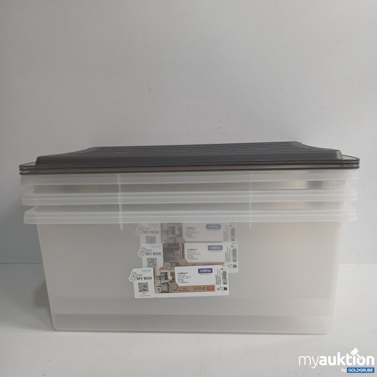 Artikel Nr. 874595 Artikel Nr. 874595: Rotho Compact Stapelboxen 570x400x250mm