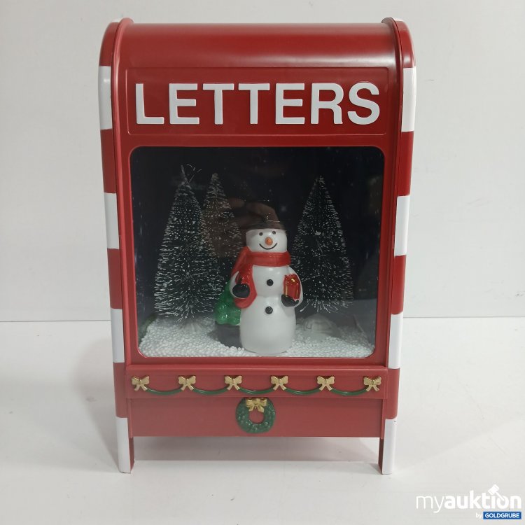 Artikel Nr. 910595: Deko Briefkasten Weihnachten "Schneemann" 