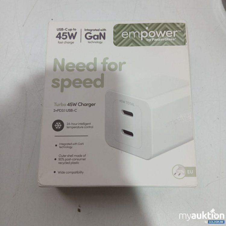 Artikel Nr. 955595: Panzer Glass empower Need for Speed Turbo 45W Charger 2x PD3.1 USB-C 
