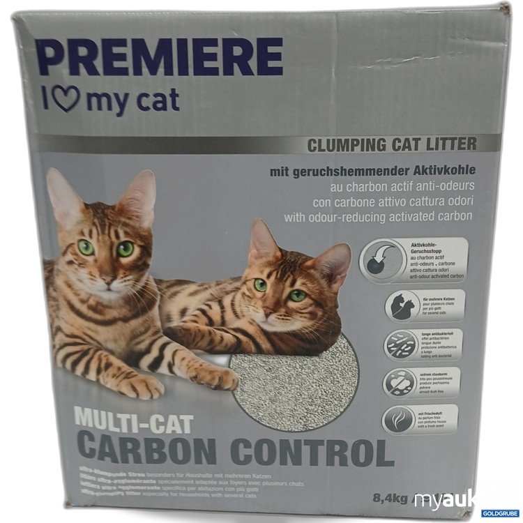 Artikel Nr. 961595: Premiere Clumping Cat Litter Multi Cat Carbon Control 8.4kg 