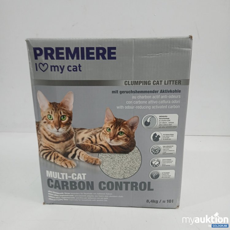 Artikel Nr. 961595: Premiere Clumping Cat Litter Multi Cat Carbon Control 8.4kg 